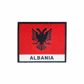 Albania Flag Iron On Patch