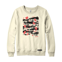 Anna M. Cullen x Black Maple Trading - Artist Collab: School of Salmon Sweatshirt or Hoodie