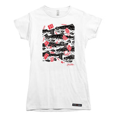 Anna M. Cullen x Black Maple Trading - Artist Collab: School of Salmon T-shirt