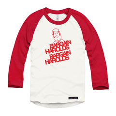 Bargain Harolds Raglan Baseball Shirt