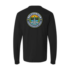 Belfountain Conservation Area Front & Back Print Long Sleeve T-Shirt | Credit Valley Parks