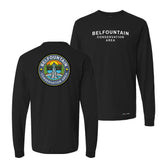 Belfountain Conservation Area Front & Back Print Long Sleeve T-Shirt | Credit Valley Parks