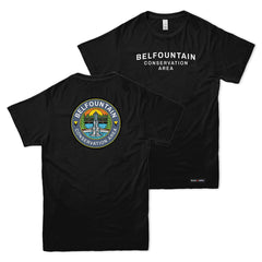 Belfountain Conservation Area Front & Back Print T-Shirt | Credit Valley Parks