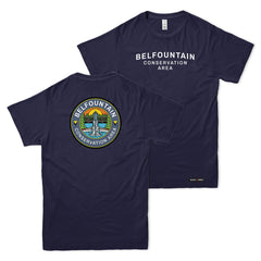 Belfountain Conservation Area Front & Back Print T-Shirt | Credit Valley Parks