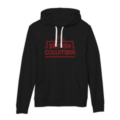 British Columbia Retro Stripe French Terry Lightweight Hoodie