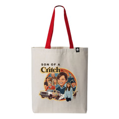 CBCs Son Of a Critch Graphic Canvas Tote Coloured Handle