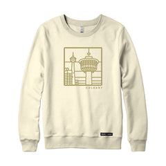 Calgary Stained Glass Landmark Sweatshirt or Hoodie