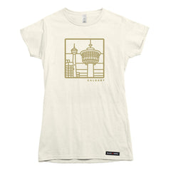 Calgary Stained Glass Landmark T-shirt