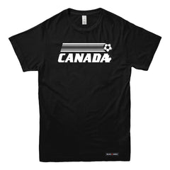 Canada Soccer Retro Stripe T-shirt