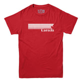 Canada 80s Retro Stripe T-shirt