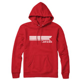Canada 80s Retro Stripe Sweatshirt and Hoodie