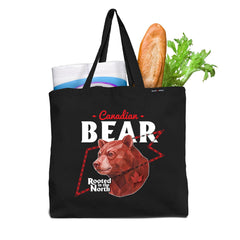 Canadian Bear Low Poly Bust Tote Bag