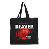 Canadian Beaver Low Poly Bust Tote Bag