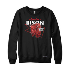 Canadian Bison Low Poly Bust Sweatshirt or Hoodie