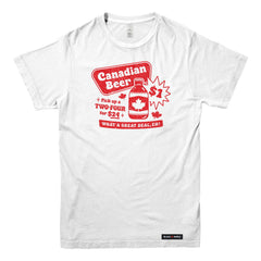 Canadian Dollar Beer T-shirt