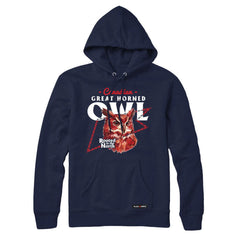 Canadian Great Horned Owl Low Poly Bust Sweatshirt or Hoodie