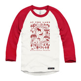 Canadian Lake Life Raglan Baseball Shirt