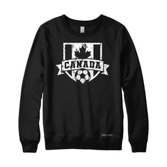 Canadian Soccer Crest Vintage Sweatshirt or Hoodie
