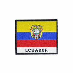 Ecuador Flag Iron On Patch
