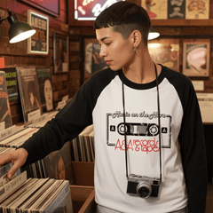 A&A Records Music On the Move Raglan Baseball Shirt