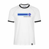CBC 86 Retro Stripe Ringer Tee White with Black