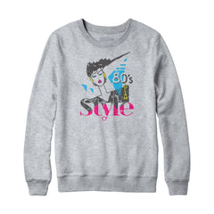 80s Glam Style Sweatshirt and Hoodie