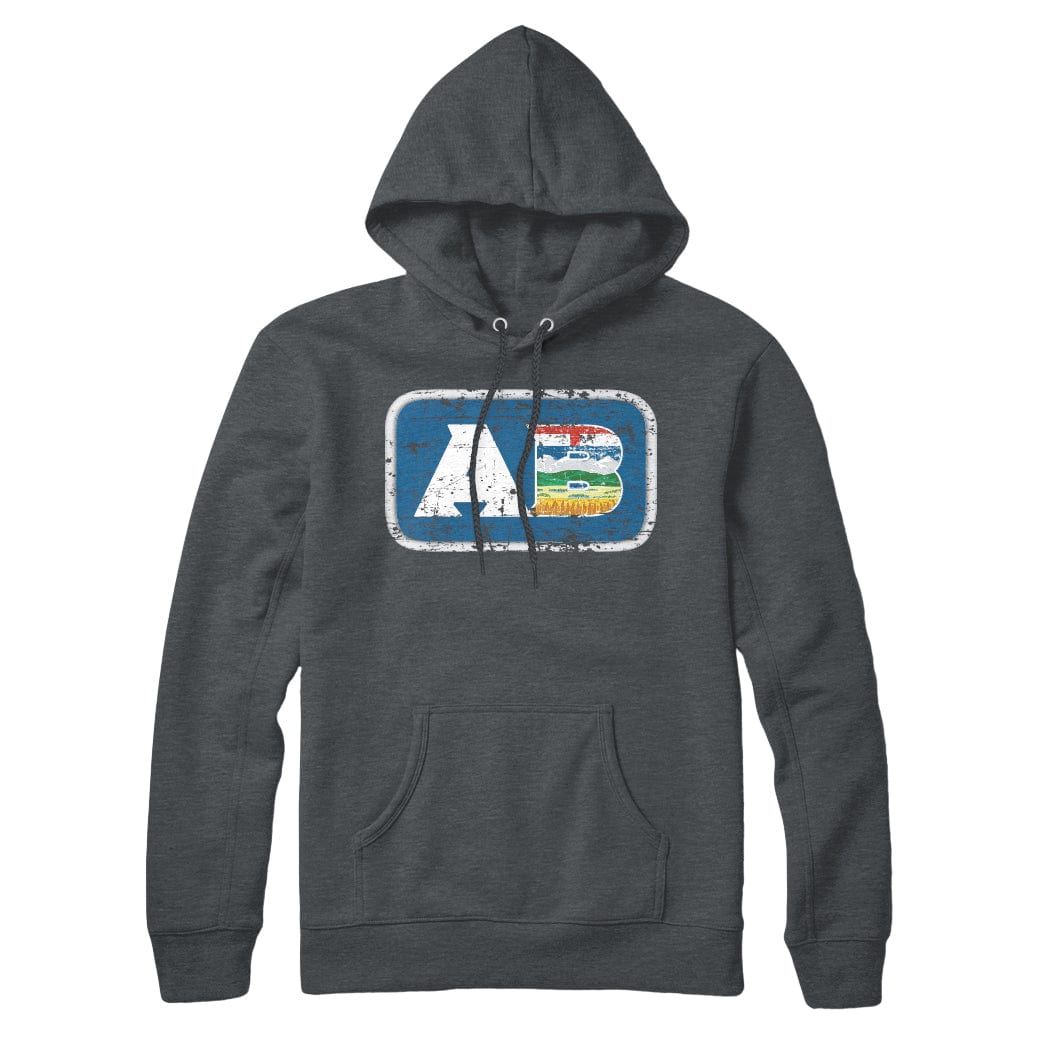 Alberta AB Distressed Acronym Sweatshirt Hoodie