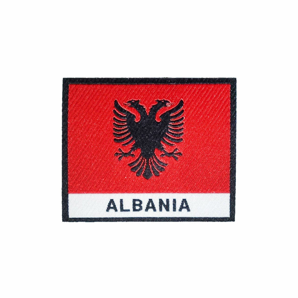 Albania Flag Iron On Patch