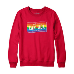 Alberta Love is Love Sweatshirt Hoodie