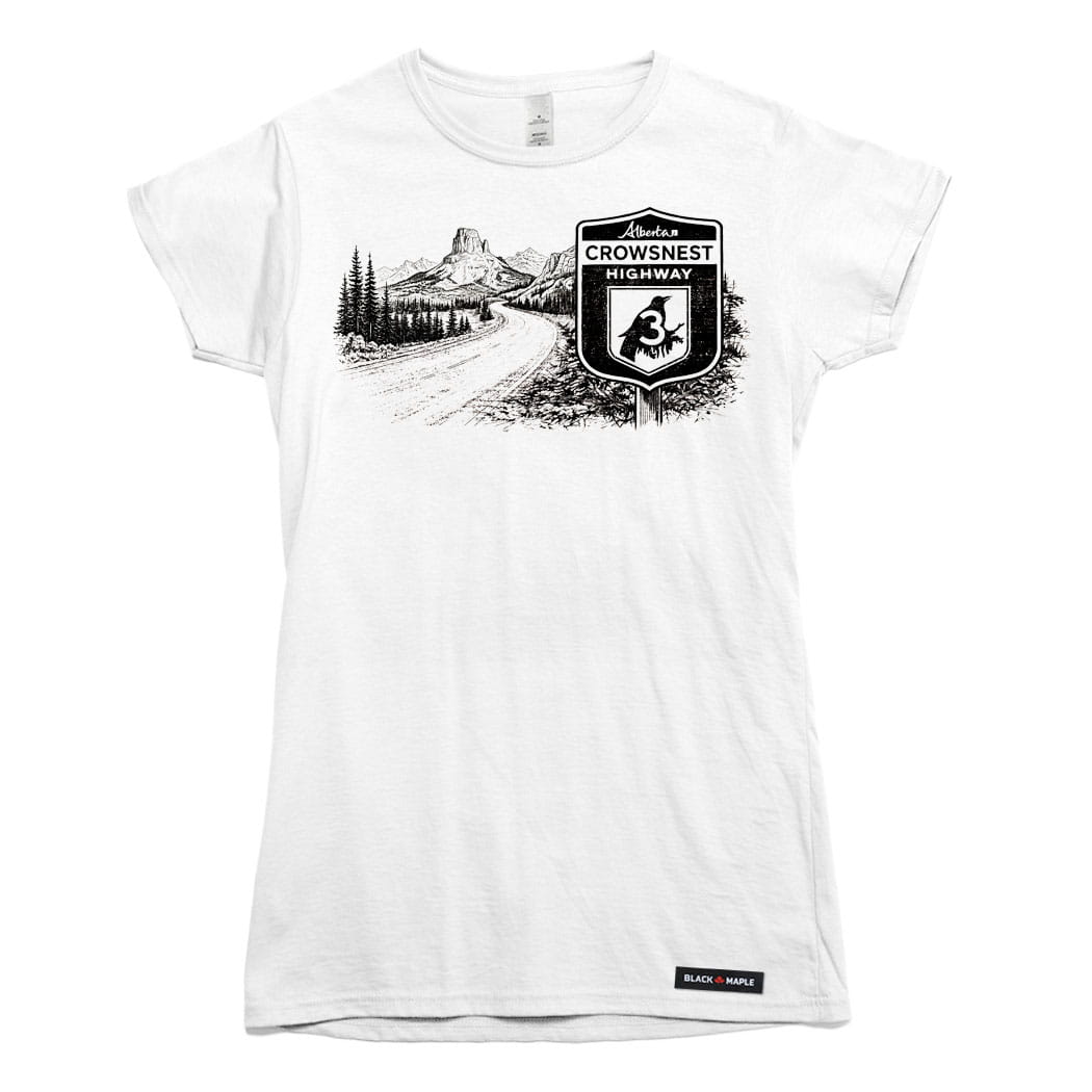Alberta Crowsnest Highway Road Trip T-shirt