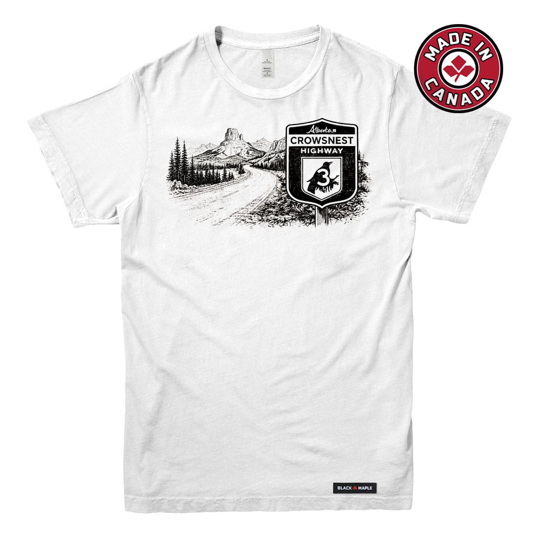 Alberta Crowsnest Highway Road Trip T-shirt