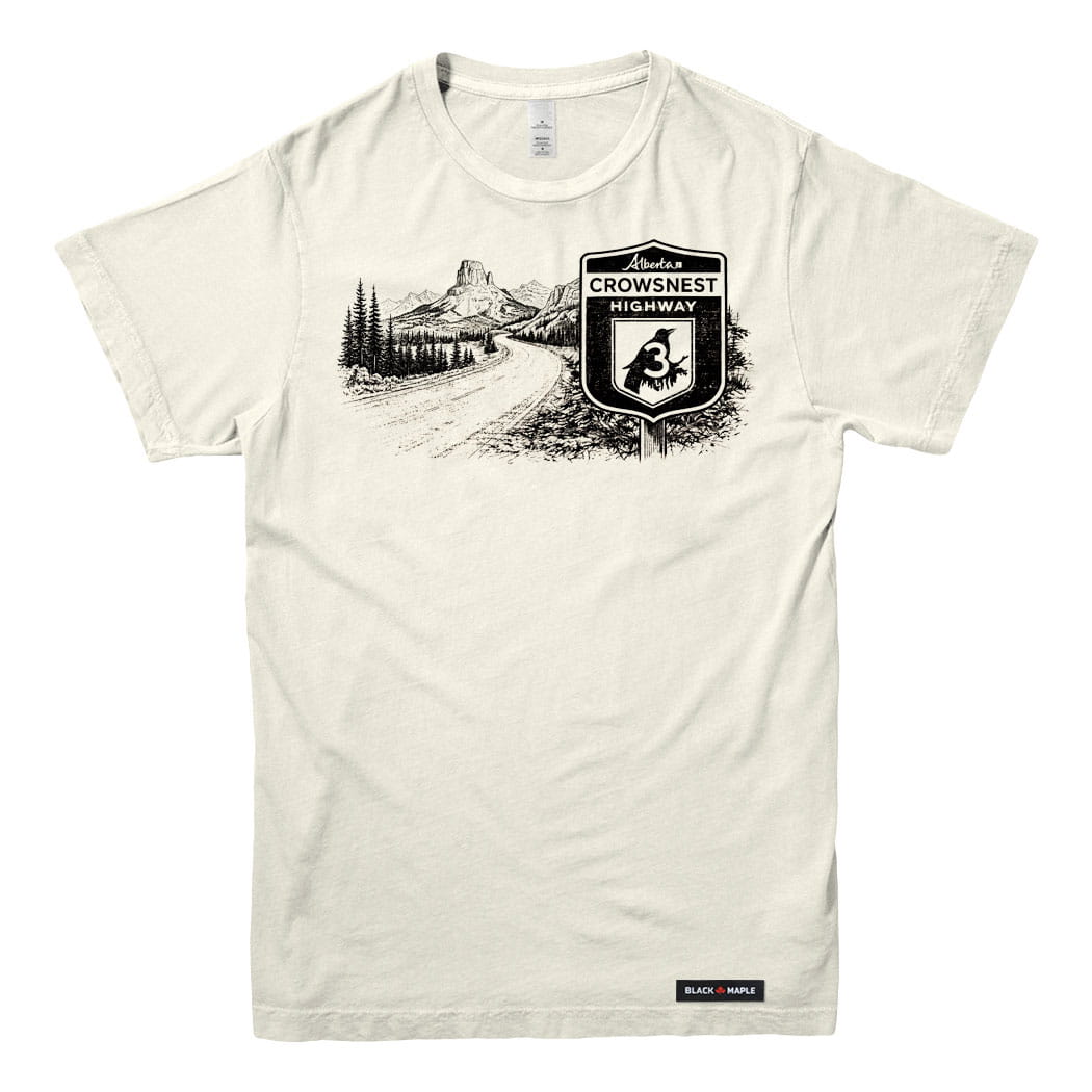 Alberta Crowsnest Highway Road Trip T-shirt