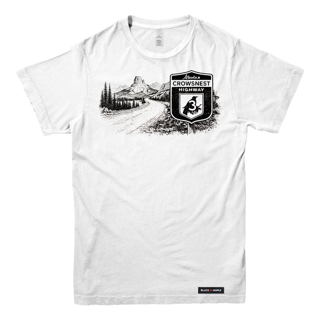 Alberta Crowsnest Highway Road Trip T-shirt