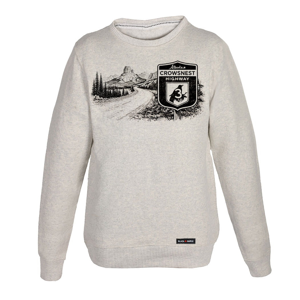 Alberta Crowsnest Highway Road Trip Nantucket Sweatshirt or Hoodie