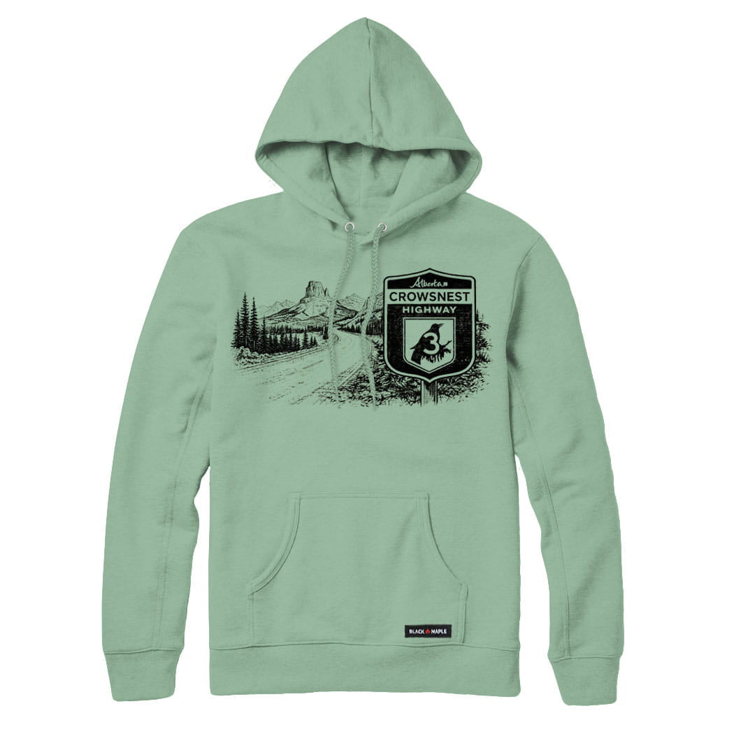Alberta Crowsnest Highway Road Trip Sweatshirt or Hoodie