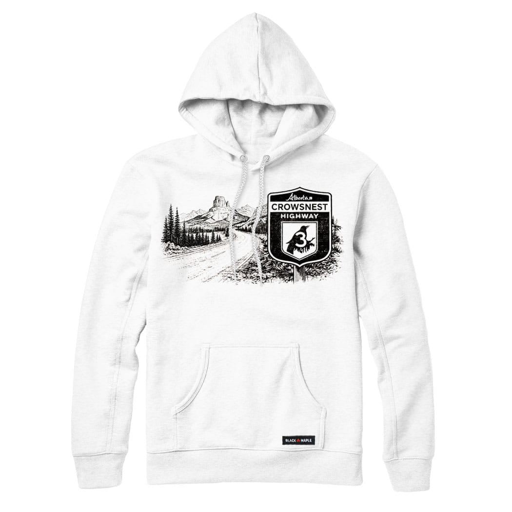 Alberta Crowsnest Highway Road Trip Sweatshirt or Hoodie