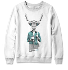 Deer with Latte Crewneck Sweatshirt