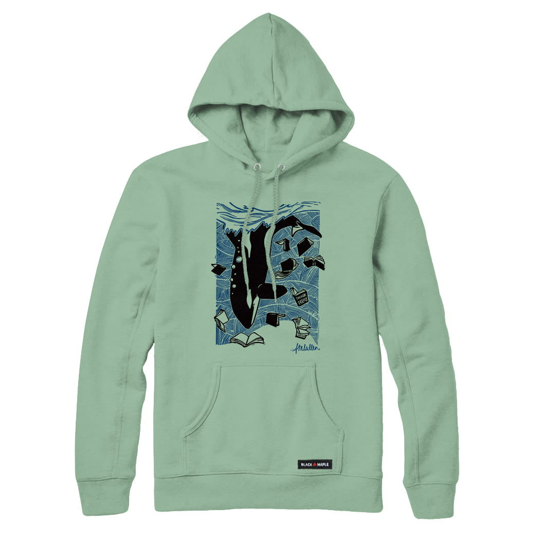 Anna M. Cullen x Black Maple Trading - Artist Collab: Orca Whale Tales Sweatshirt or Hoodie