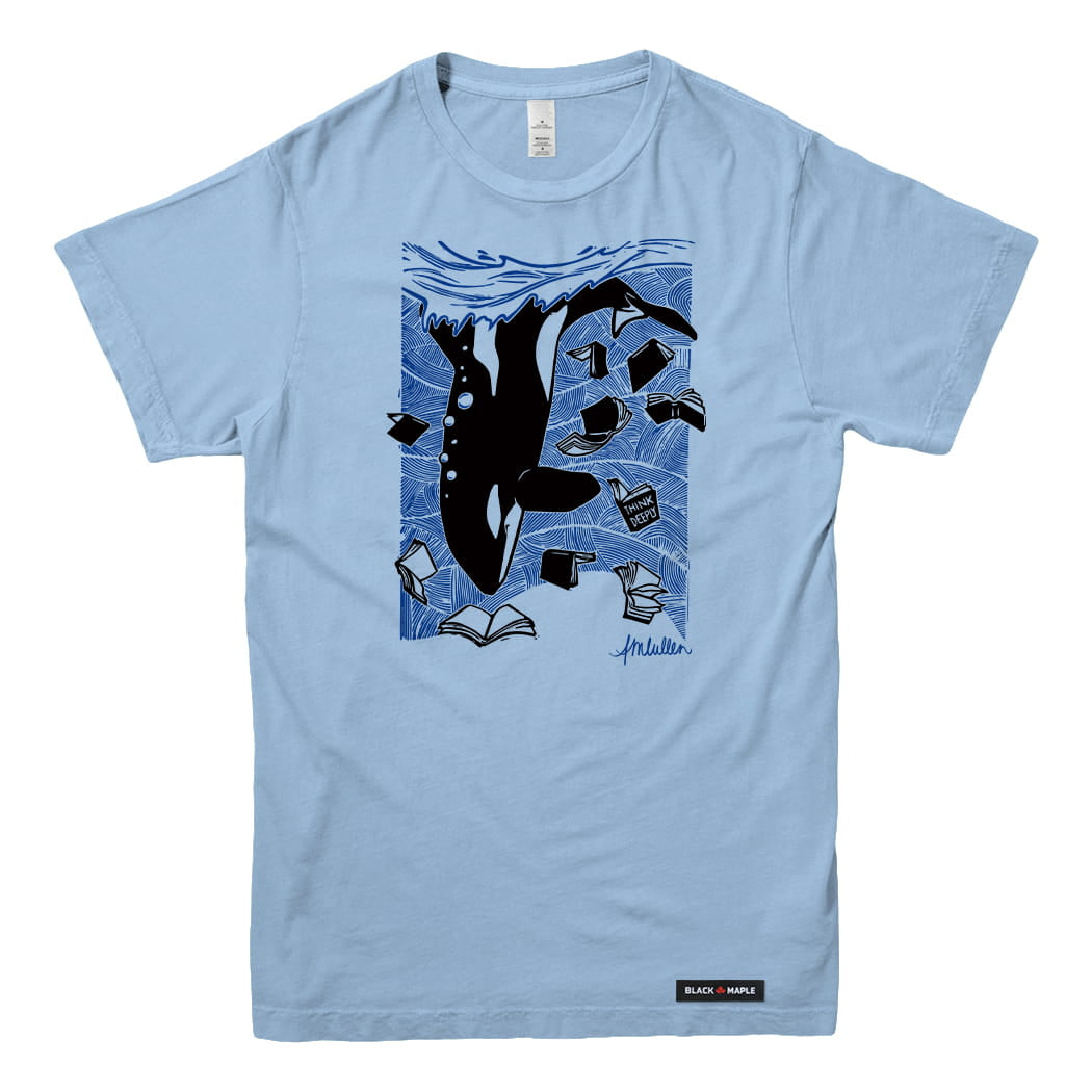 Anna M. Cullen x Black Maple Trading - Artist Collab: Orca Whale Tales T-shirt