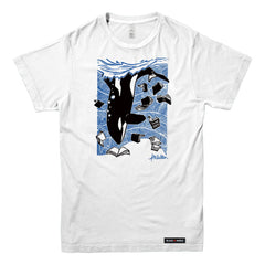 Anna M. Cullen x Black Maple Trading - Artist Collab: Orca Whale Tales T-shirt
