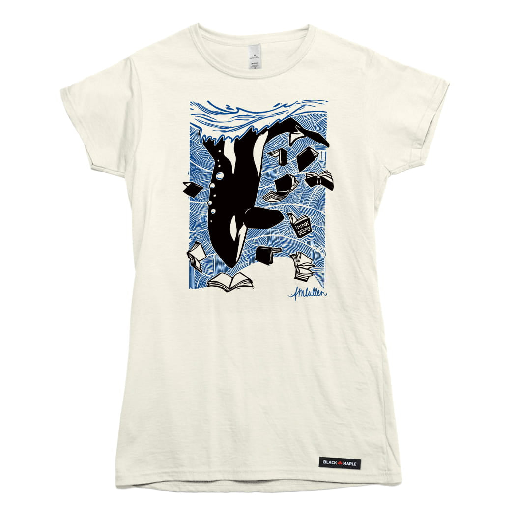 Anna M. Cullen x Black Maple Trading - Artist Collab: Orca Whale Tales T-shirt