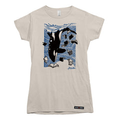 Anna M. Cullen x Black Maple Trading - Artist Collab: Orca Whale Tales T-shirt