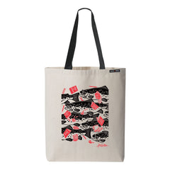 Anna M. Cullen x Black Maple Trading - Artist Collab: School of Salmon Tote Bag