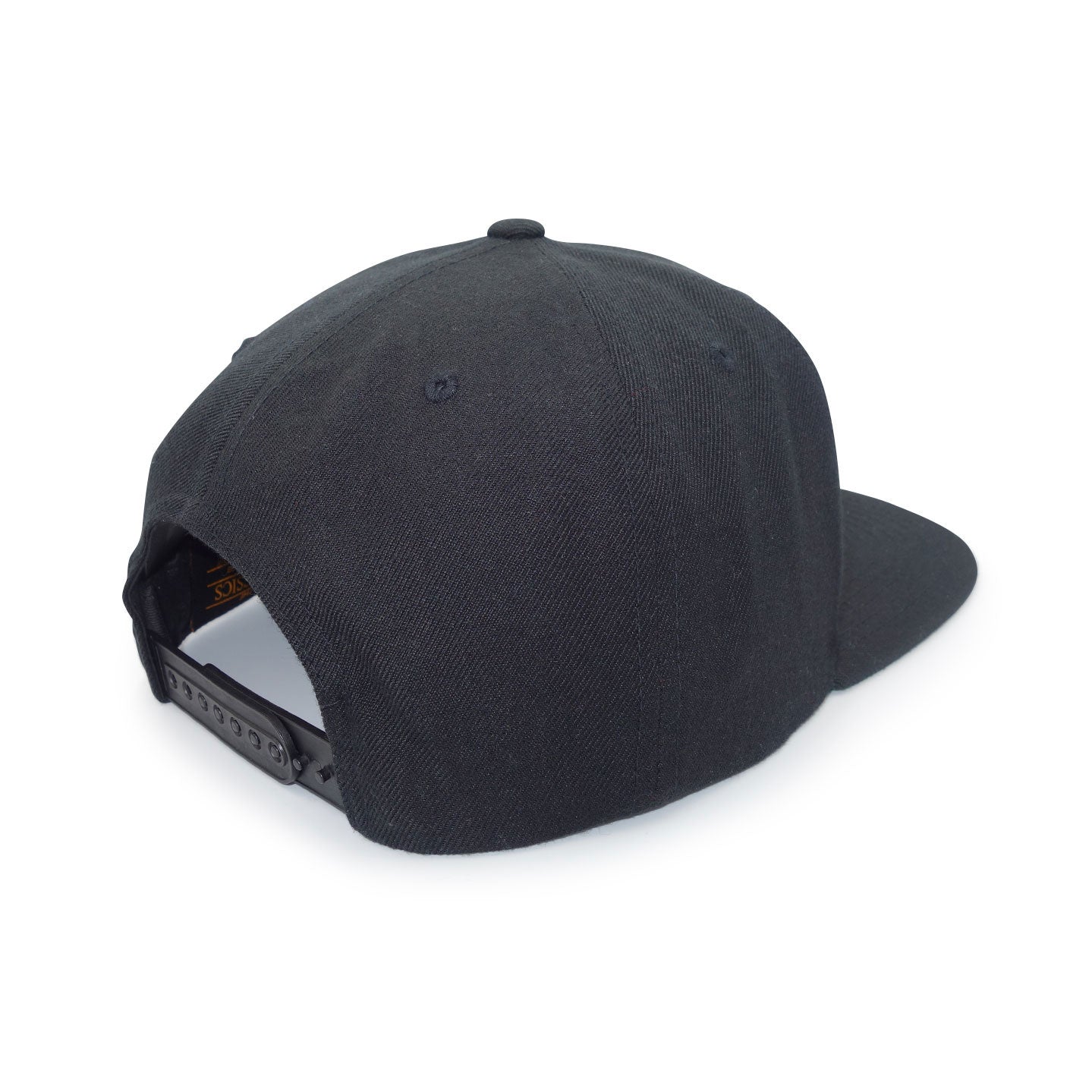 Authentic Outsider Black Flat Brim Snapback Cap