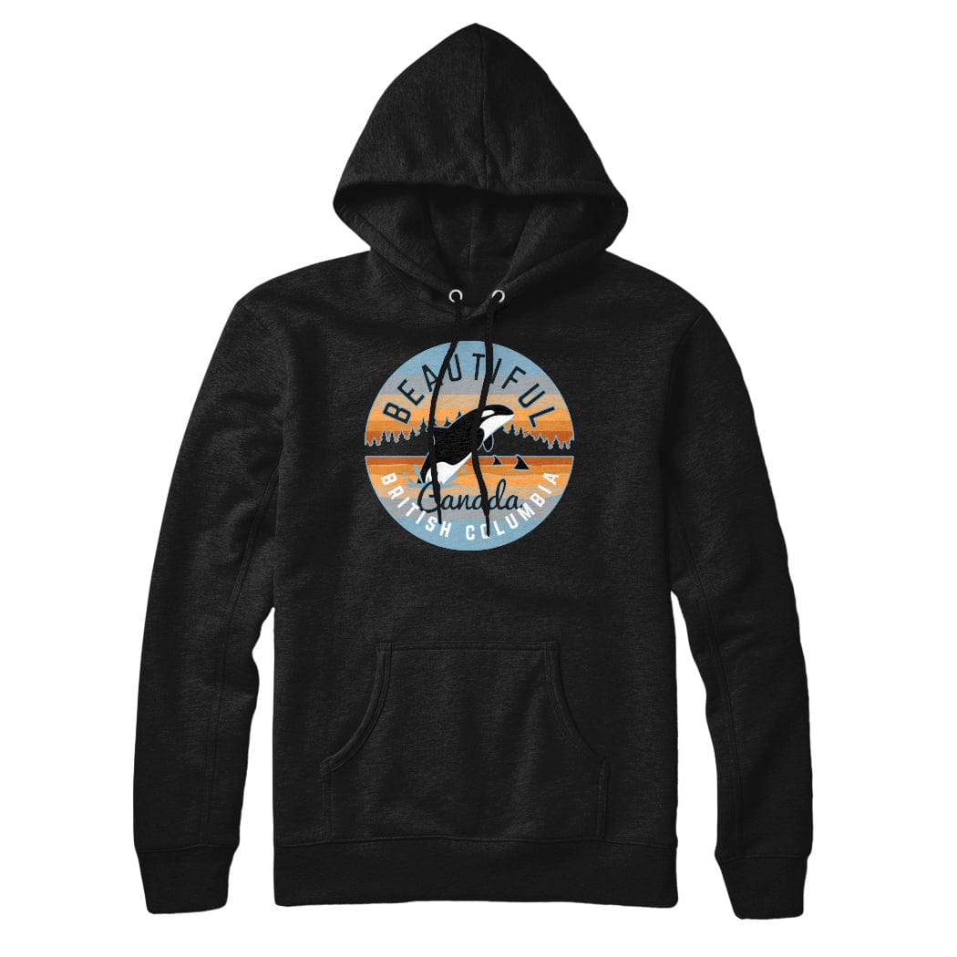 Beautiful British Columbia Whale Sweatshirt Hoodie