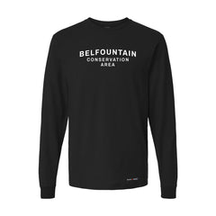 Belfountain Conservation Area Front & Back Print Long Sleeve T-Shirt | Credit Valley Parks