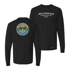 Belfountain Conservation Area Front & Back Print Long Sleeve T-Shirt | Credit Valley Parks