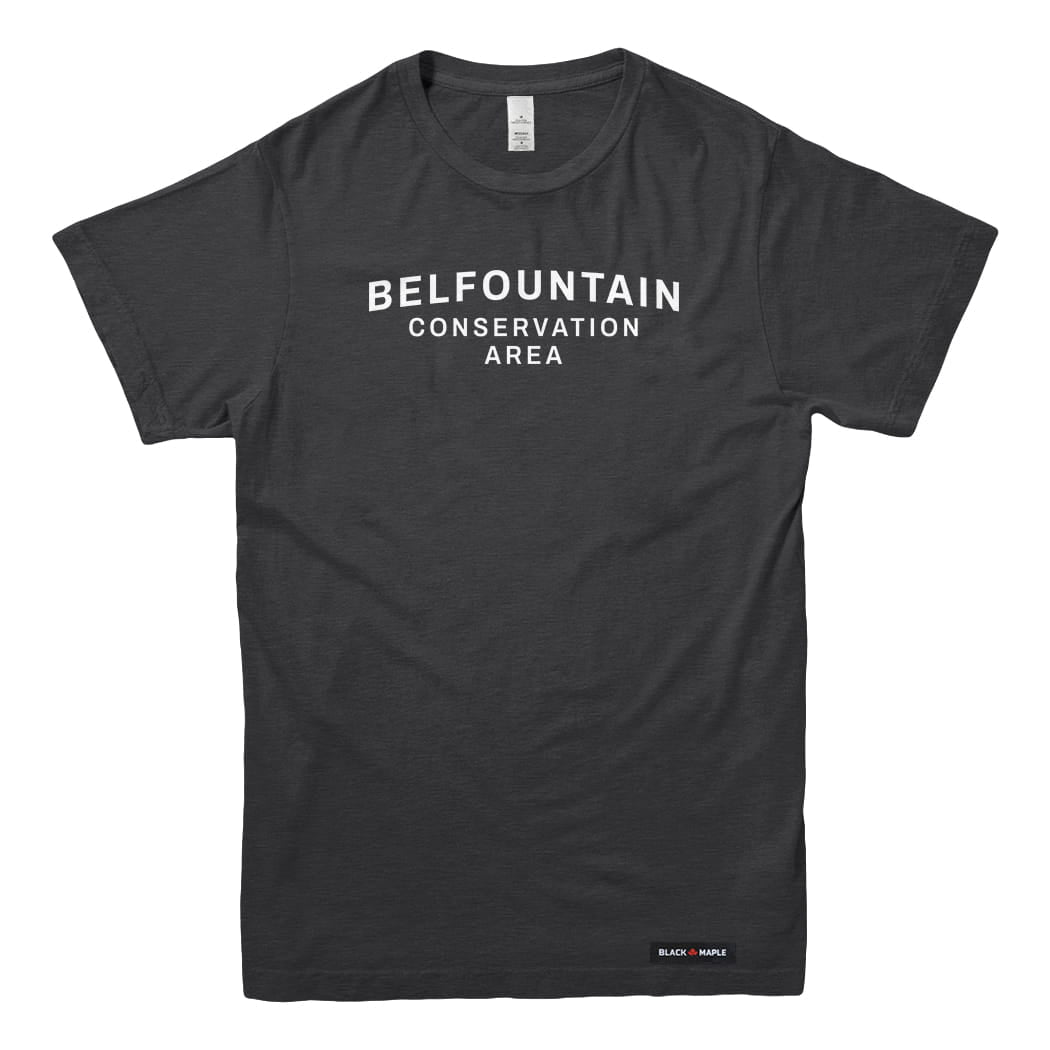 Belfountain Conservation Area Front & Back Print T-Shirt | Credit Valley Parks