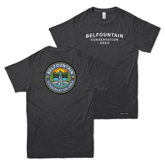 Belfountain Conservation Area Front & Back Print T-Shirt | Credit Valley Parks