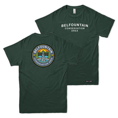 Belfountain Conservation Area Front & Back Print T-Shirt | Credit Valley Parks